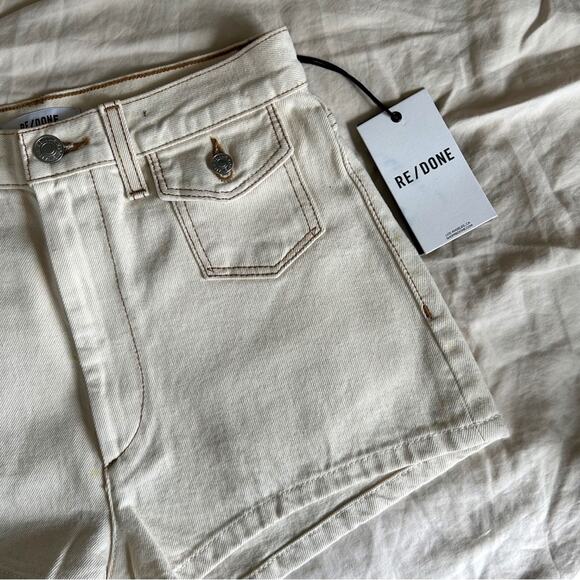 RE/DONE 70’s Pocket Denim Shorts—NWT!! - Picture 2 of 5
